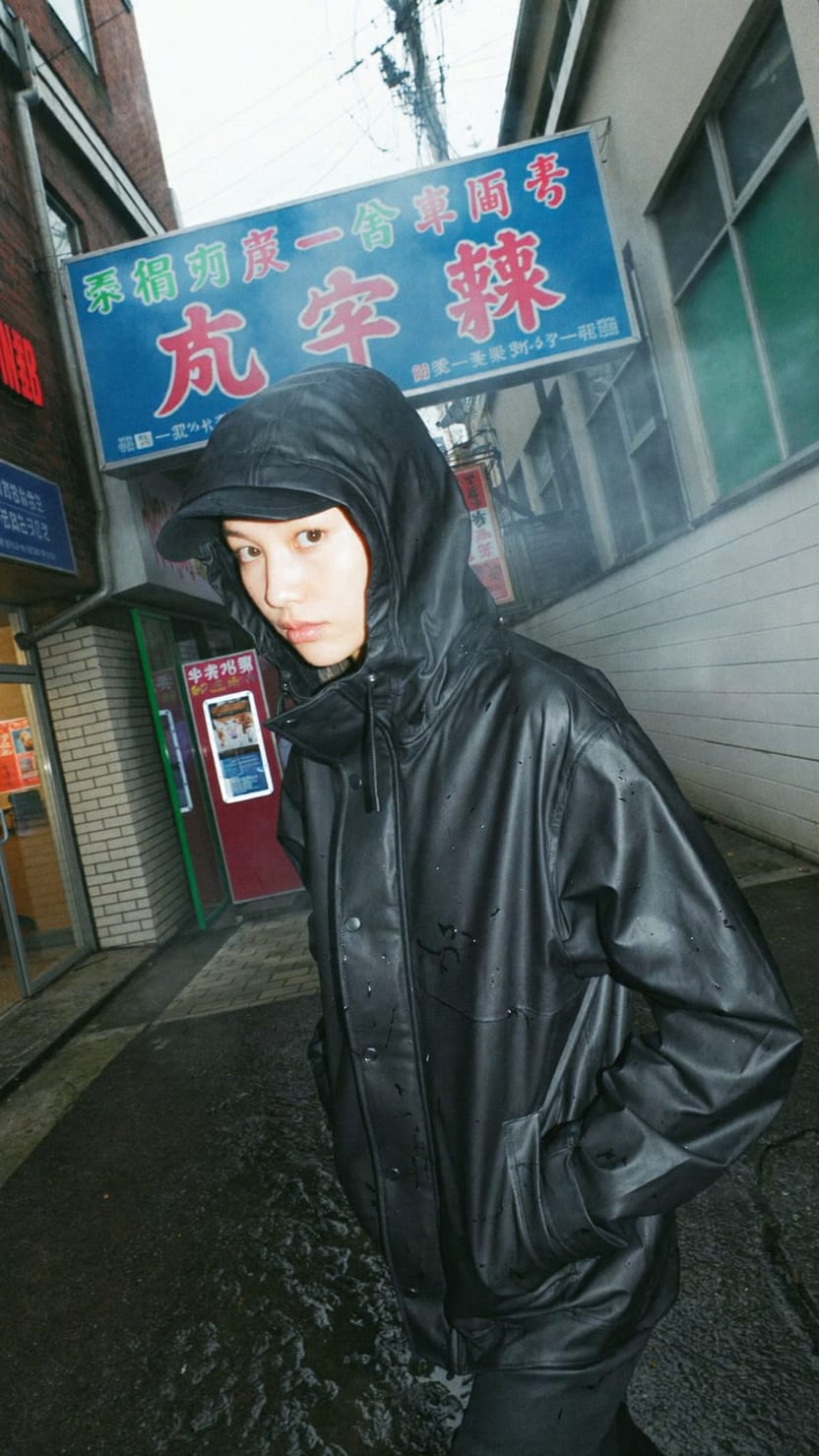 Rainy street style
